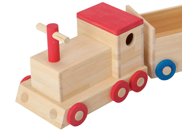 ヒノキカグ 四万十ヒノキの乗用玩具 汽車 / ひのきかぐ 四万十ヒノキの乗用玩具 汽車 （キッズ家具・ベビー用品 > おもちゃ・玩具） 3