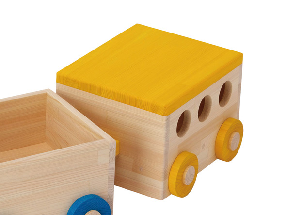 ヒノキカグ 四万十ヒノキの乗用玩具 汽車 / ひのきかぐ 四万十ヒノキの乗用玩具 汽車 （キッズ家具・ベビー用品 > おもちゃ・玩具） 5