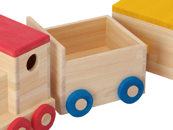 ヒノキカグ 四万十ヒノキの乗用玩具 汽車 / ひのきかぐ 四万十ヒノキの乗用玩具 汽車 （キッズ家具・ベビー用品 > おもちゃ・玩具） 4