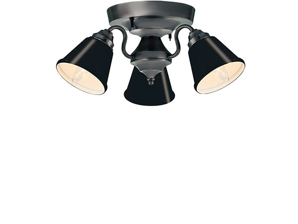 CUSTOM SERIES
3 Ceiling Lamp × Mini Trap Enamel / カスタムシリーズ
3灯シーリングランプ × ミニエナメル（トラップ） （ライト・照明 > シーリングライト） 11