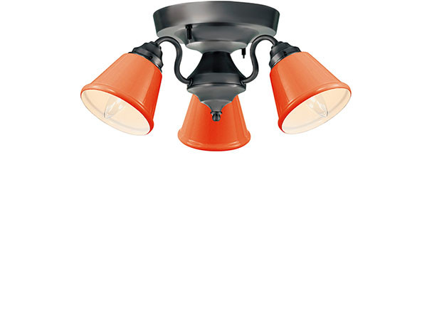 CUSTOM SERIES
3 Ceiling Lamp × Mini Trap Enamel / カスタムシリーズ
3灯シーリングランプ × ミニエナメル（トラップ） （ライト・照明 > シーリングライト） 14