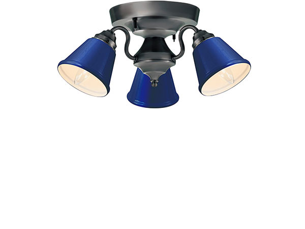CUSTOM SERIES
3 Ceiling Lamp × Mini Trap Enamel / カスタムシリーズ
3灯シーリングランプ × ミニエナメル（トラップ） （ライト・照明 > シーリングライト） 13
