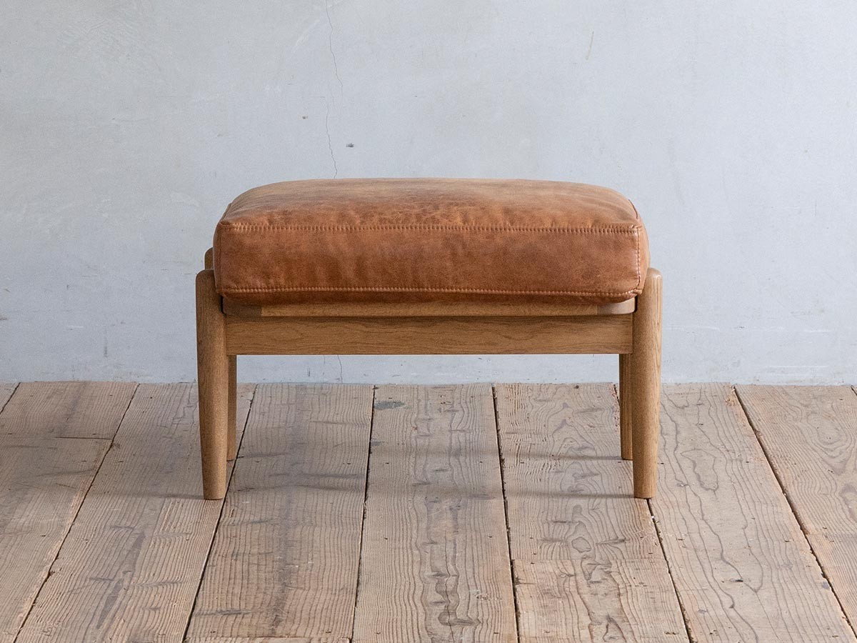 Easy Life ARNE SOFA STOOL / イージーライフ アルネソファ スツール フェザータイプ（レザーテックス） （ソファ > オットマン） 2