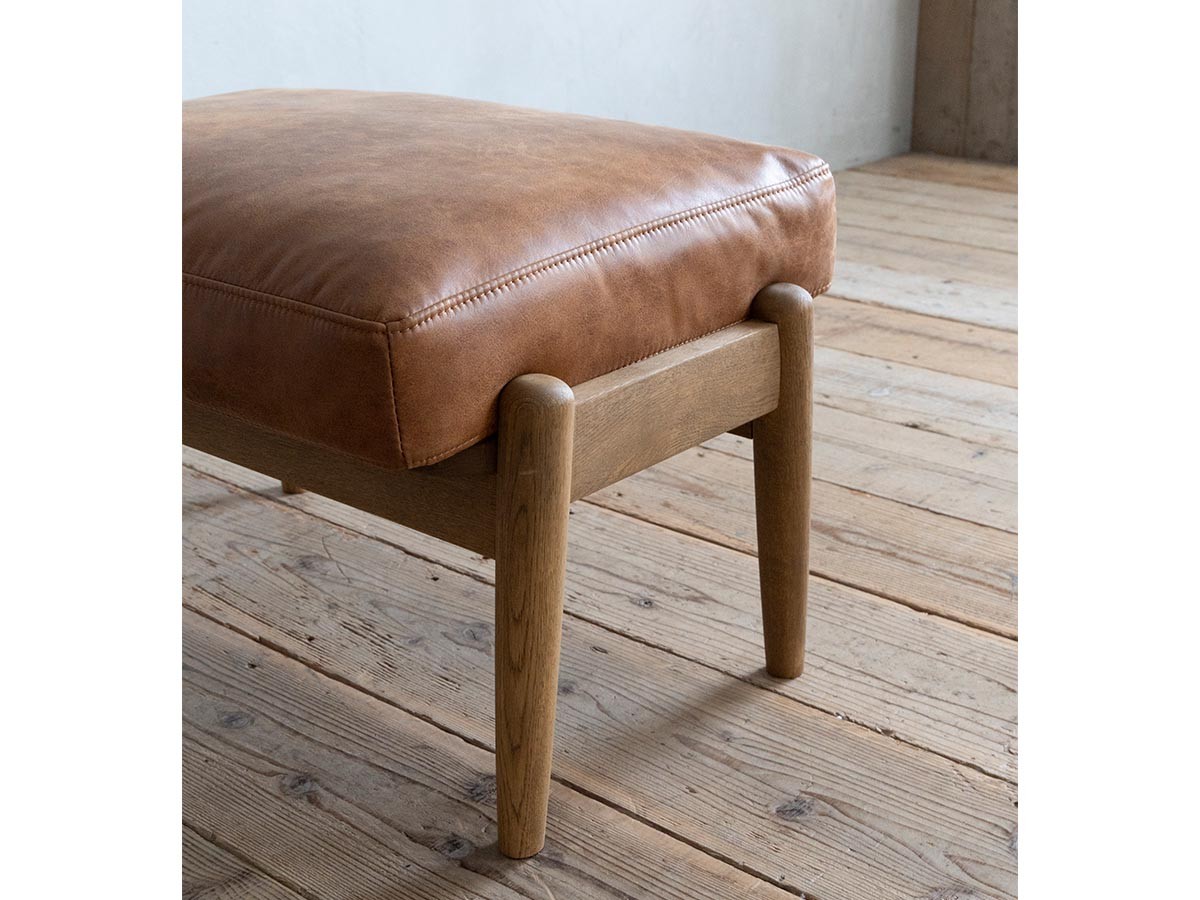 Easy Life ARNE SOFA STOOL / イージーライフ アルネソファ スツール フェザータイプ（レザーテックス） （ソファ > オットマン） 7