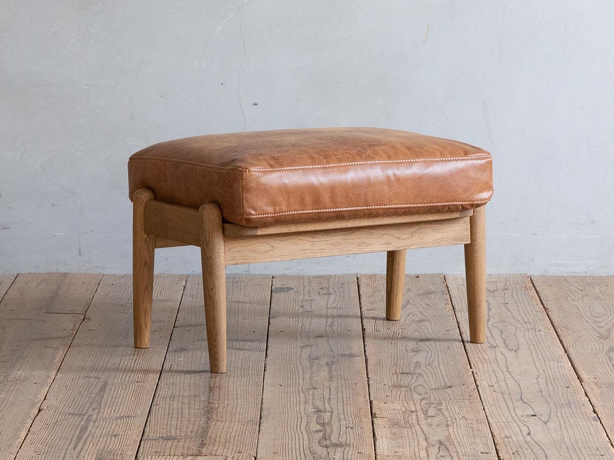 Easy Life ARNE SOFA STOOL / イージーライフ アルネソファ スツール フェザータイプ（レザーテックス） （ソファ > オットマン） 3