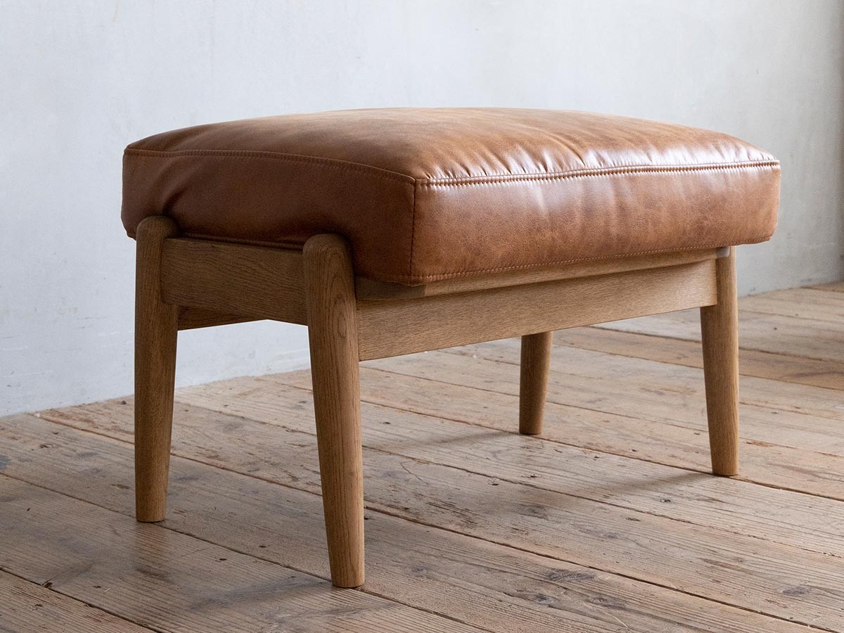 Easy Life ARNE SOFA STOOL / イージーライフ アルネソファ スツール フェザータイプ（レザーテックス） （ソファ > オットマン） 6