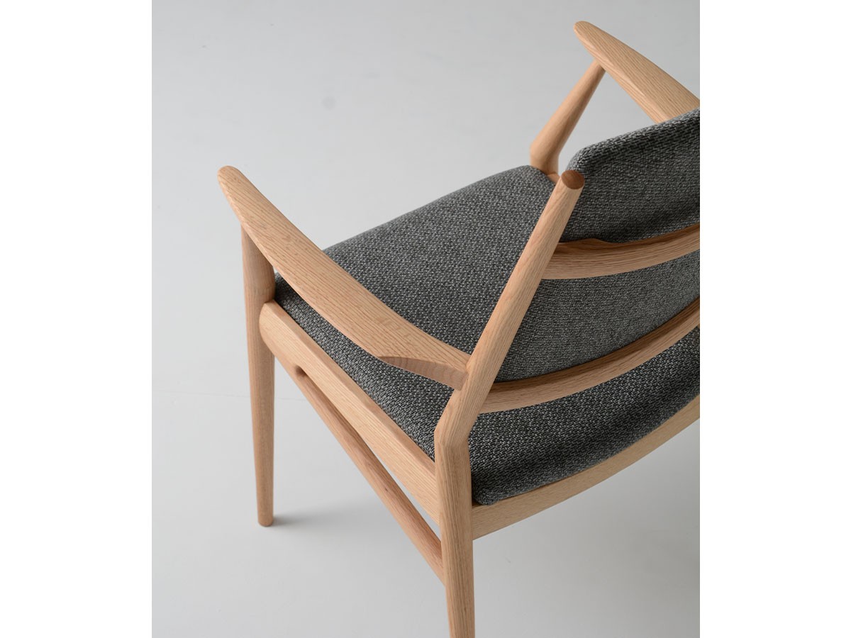 日進木工 GROW Back-upholstery Armchair / にっしんもっこう グロウ 背張アームチェア （チェア・椅子 > ダイニングチェア） 6