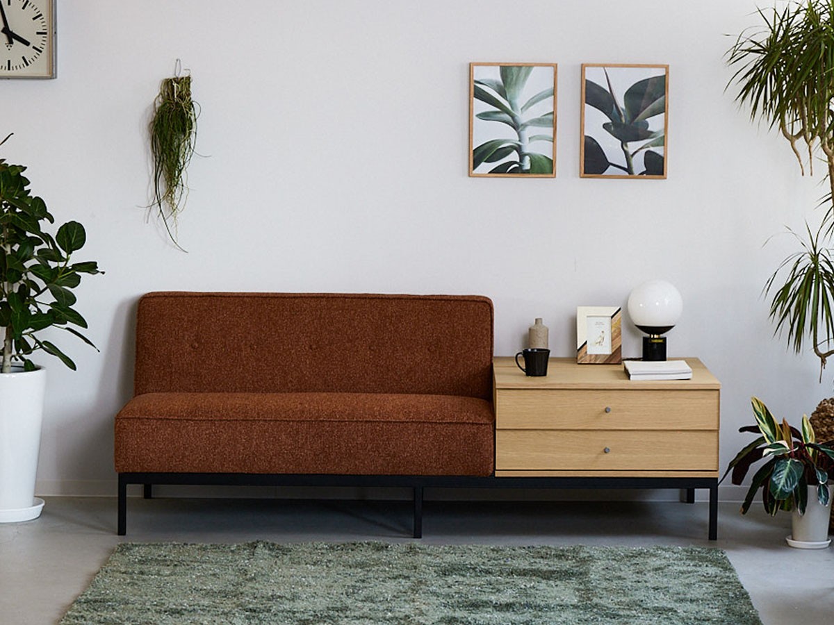 bond UNIX Sofa / ボンド ユニックス ソファ 幅130cm + サイドチェスト 幅75cm （ソファ > 二人掛けソファ） 3