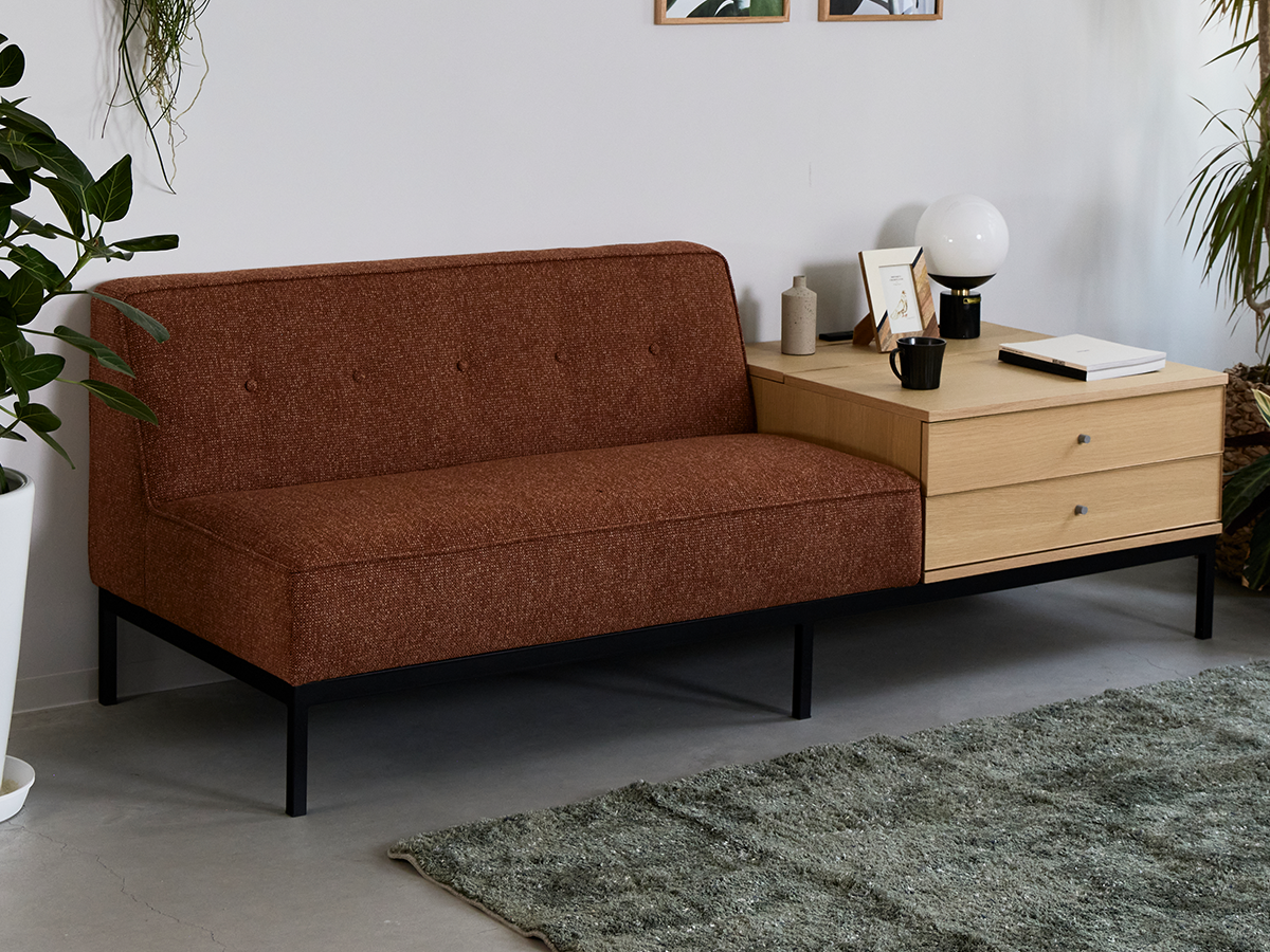 bond UNIX Sofa / ボンド ユニックス ソファ 幅130cm + サイドチェスト 幅75cm （ソファ > 二人掛けソファ） 5
