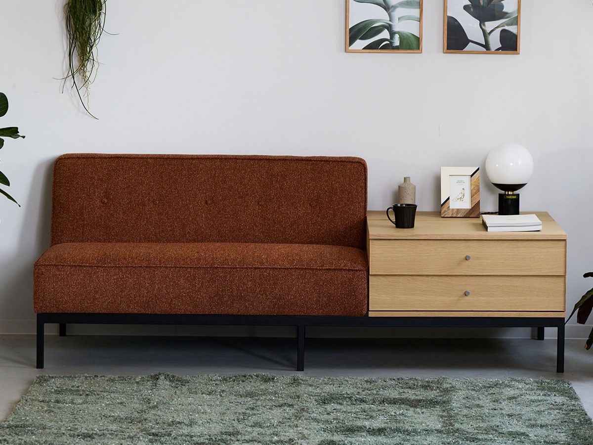 bond UNIX Sofa / ボンド ユニックス ソファ 幅130cm + サイドチェスト 幅75cm (ソファ > 二人掛けソファ) 1