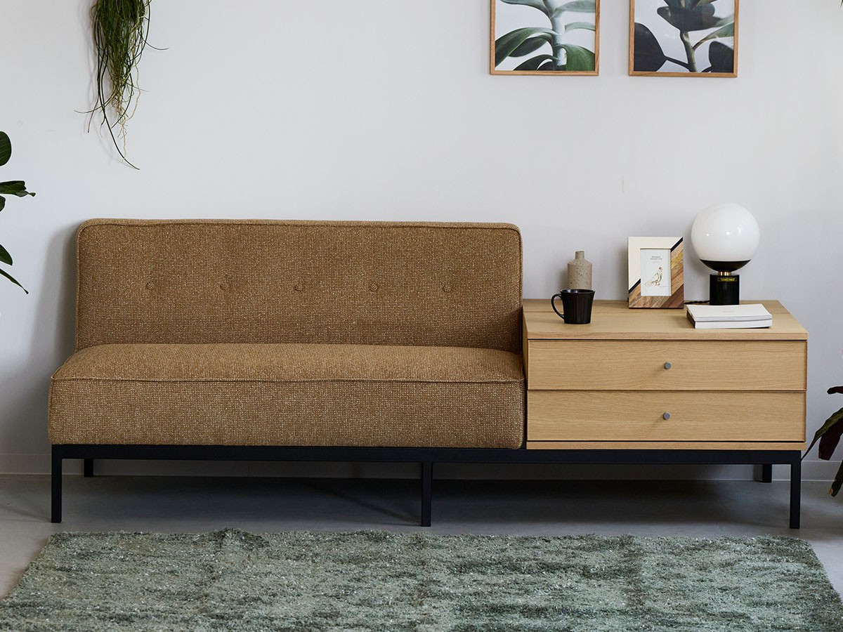 bond UNIX Sofa / ボンド ユニックス ソファ 幅130cm + サイドチェスト 幅75cm （ソファ > 二人掛けソファ） 2