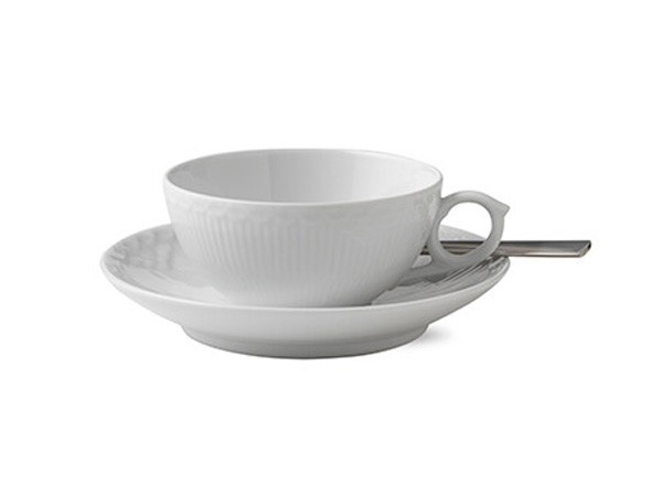 Royal Copenhagen White Fluted Half Lace
Tea Cup & Saucer / ロイヤル コペンハーゲン ホワイトフルーテッド ハーフレース ティーカップ & ソーサー （食器・テーブルウェア > コーヒーカップ・ティーカップ） 5