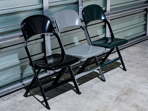 お得なセットPFS /CLARIN 折りたたみスチールチェア アメリカ製 - 椅子