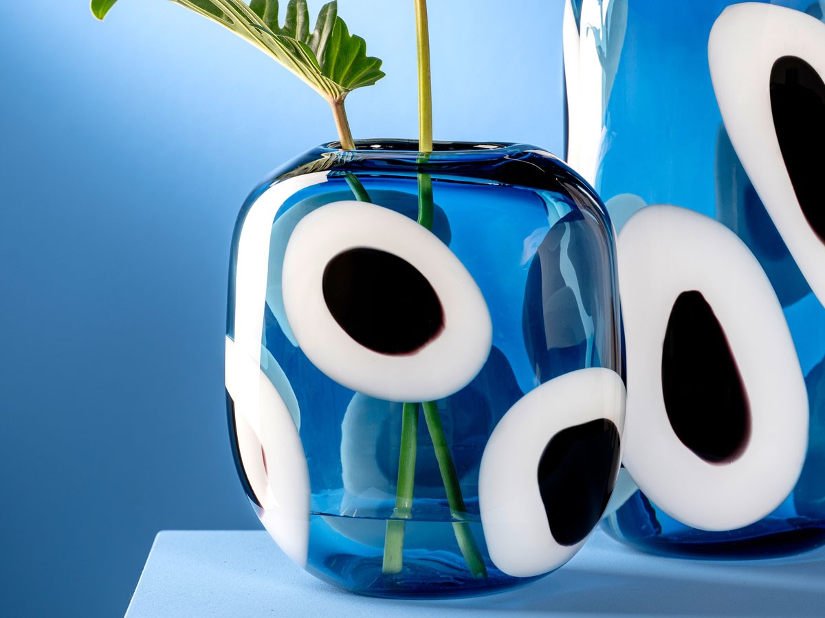 LEONARDO OCCHI BLU Vase / レオナルド オーキ ブルー ベース 高さ21cm （花器・プランター・グリーン > 花瓶・フラワーベース） 6