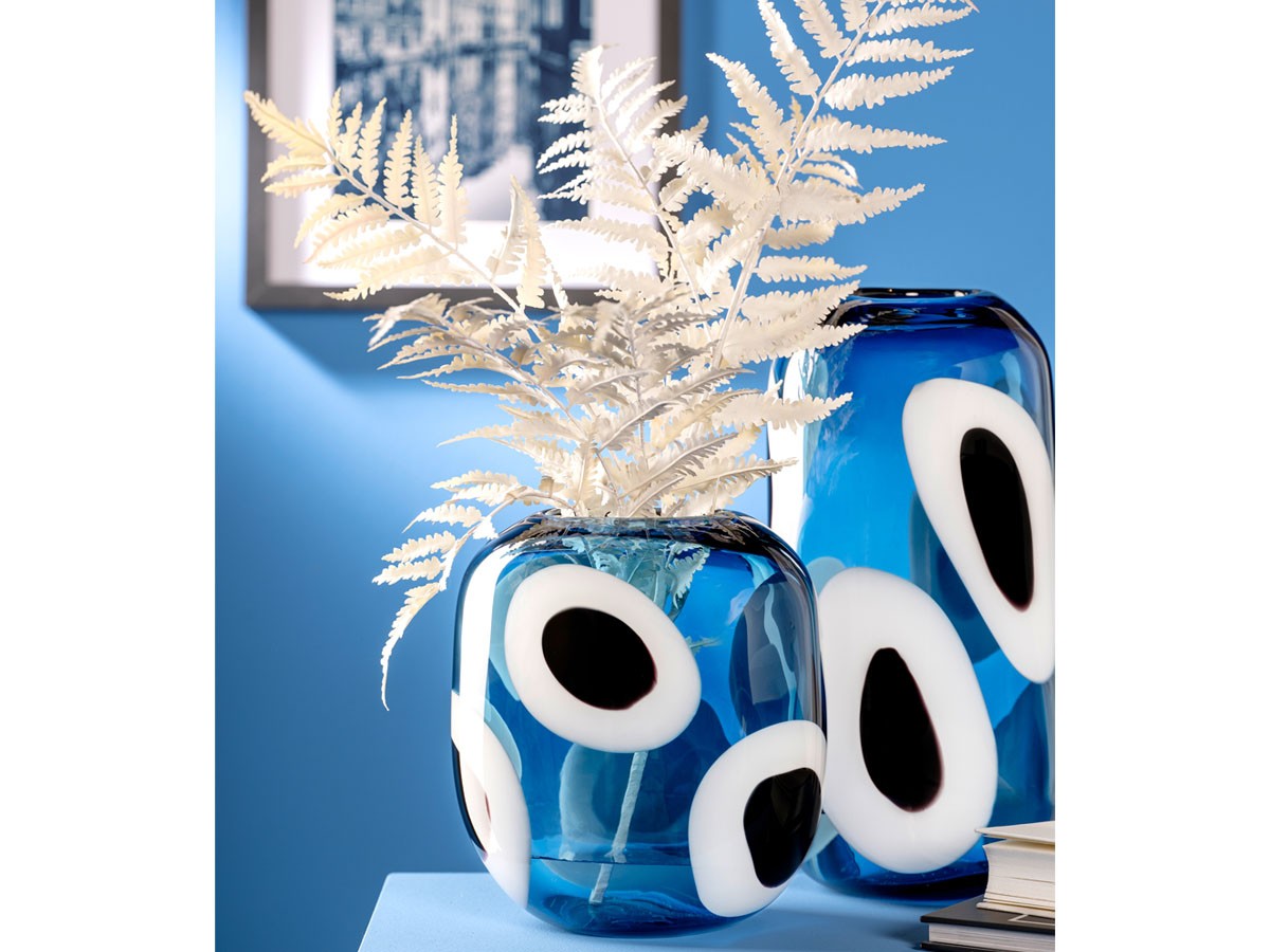 LEONARDO OCCHI BLU Vase / レオナルド オーキ ブルー ベース 高さ21cm （花器・プランター・グリーン > 花瓶・フラワーベース） 3