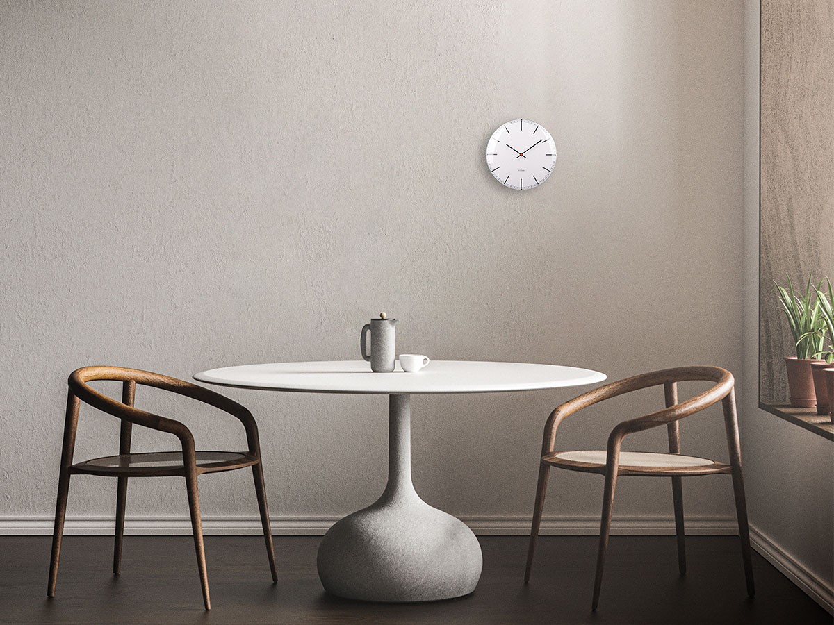 HUYGENS Wall clock dome25 white index / ホイヘンス ウォール