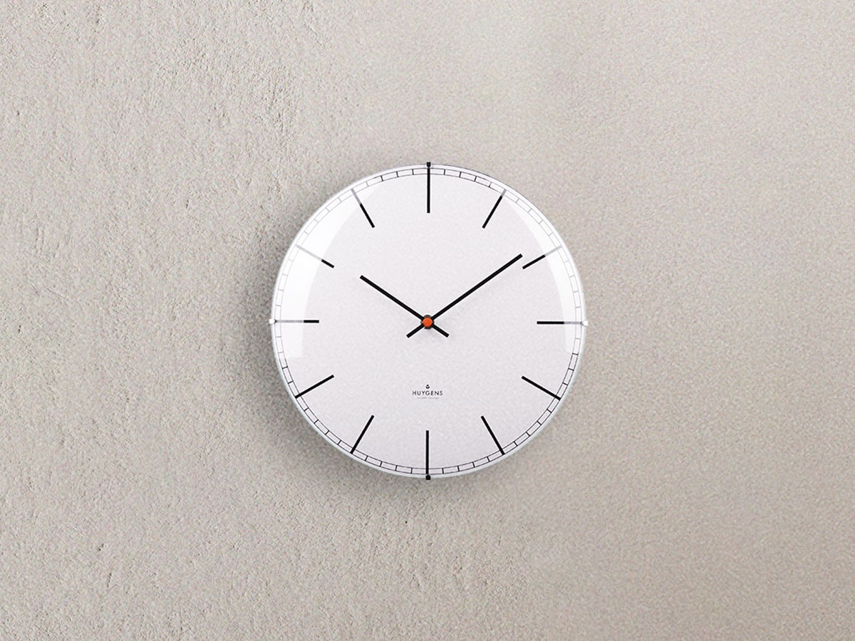 HUYGENS Wall clock dome25 white index / ホイヘンス ウォール