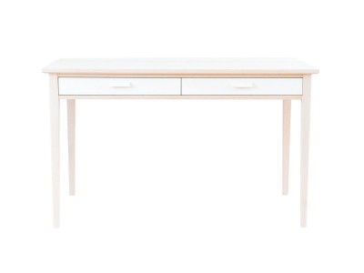 ma-saホワイト　新品　未使用　に近い　美品　机　モダン MODERN DECO パソコンデスク デスク 机 学習机 100 白 おしゃれ