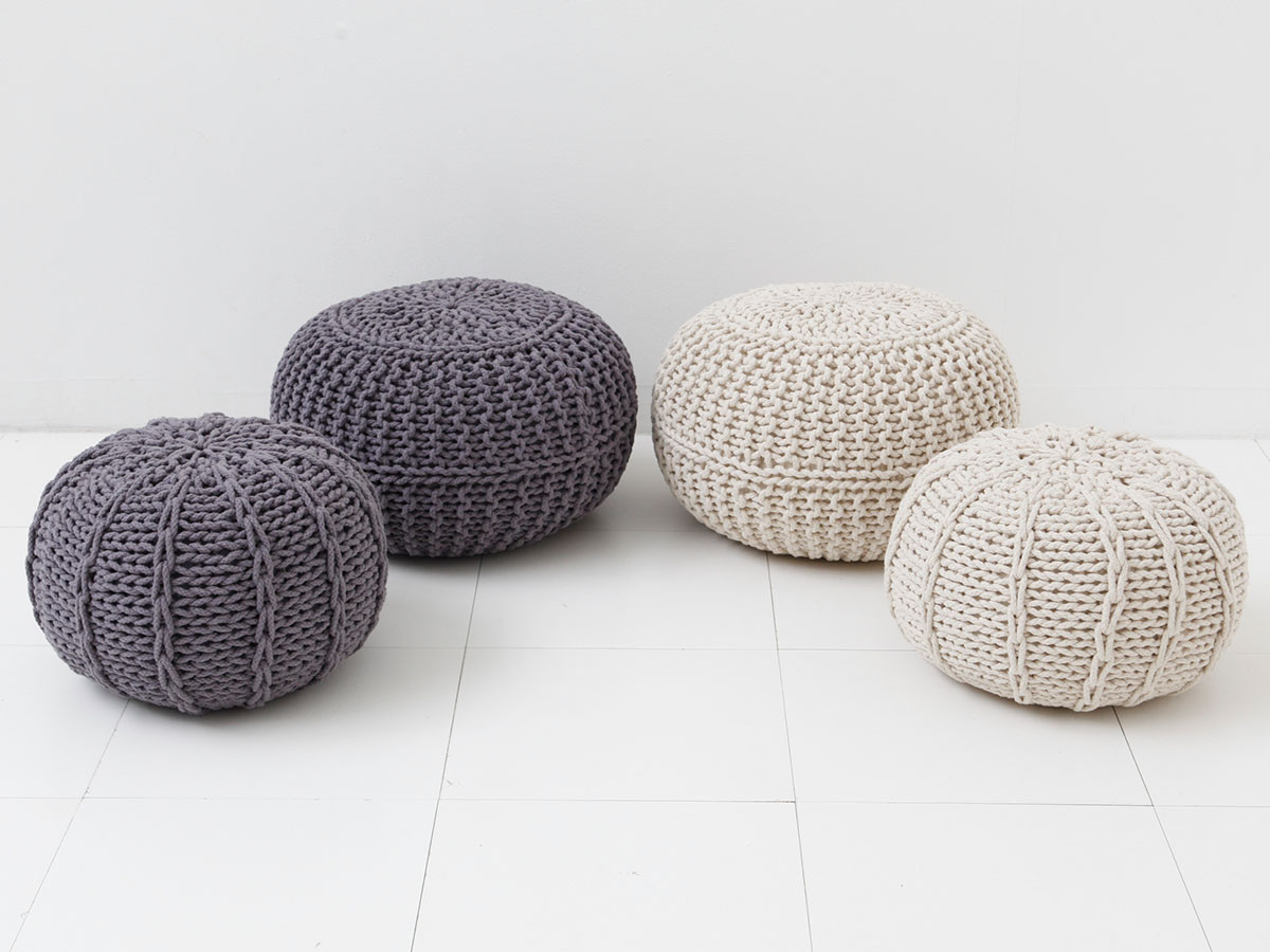 KNITTED POUF 10