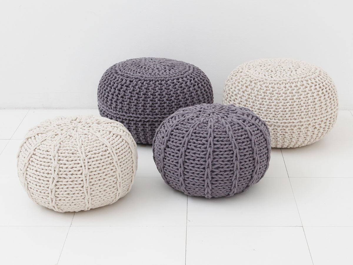 KNITTED POUF 14