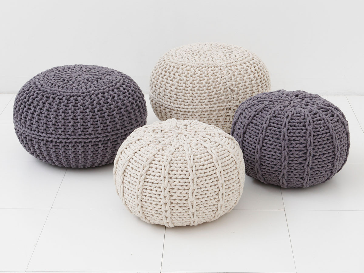 KNITTED POUF 15