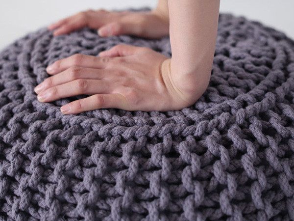 KNITTED POUF 20