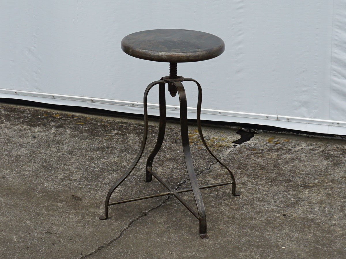 RE : Store Fixture UNITED ARROWS LTD. Industrial Spin Stool / リ 