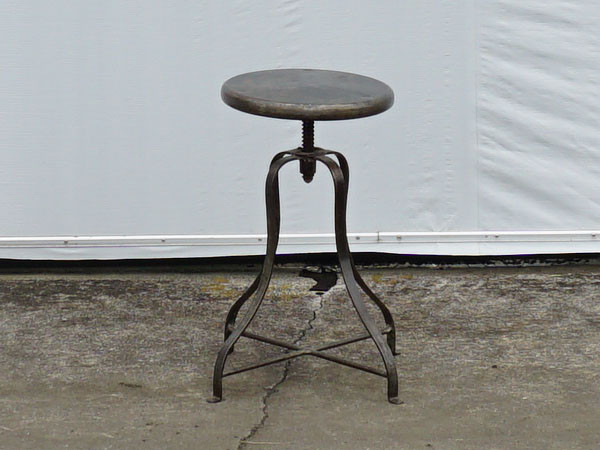 RE : Store Fixture UNITED ARROWS LTD. Industrial Spin Stool / リ