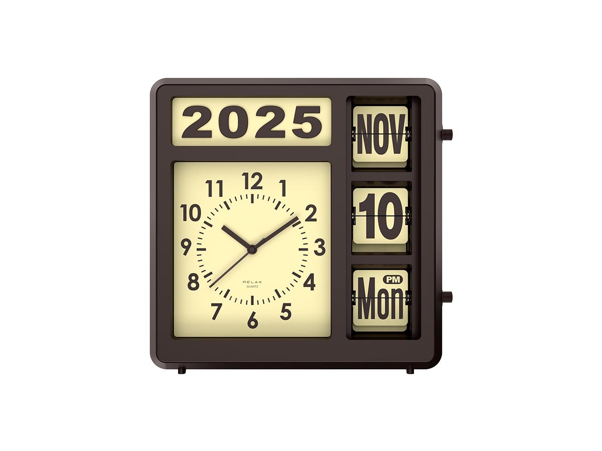 FLIP CALENDAR CLOCK / フリップカレンダークロック （時計 > 壁掛け時計） 9