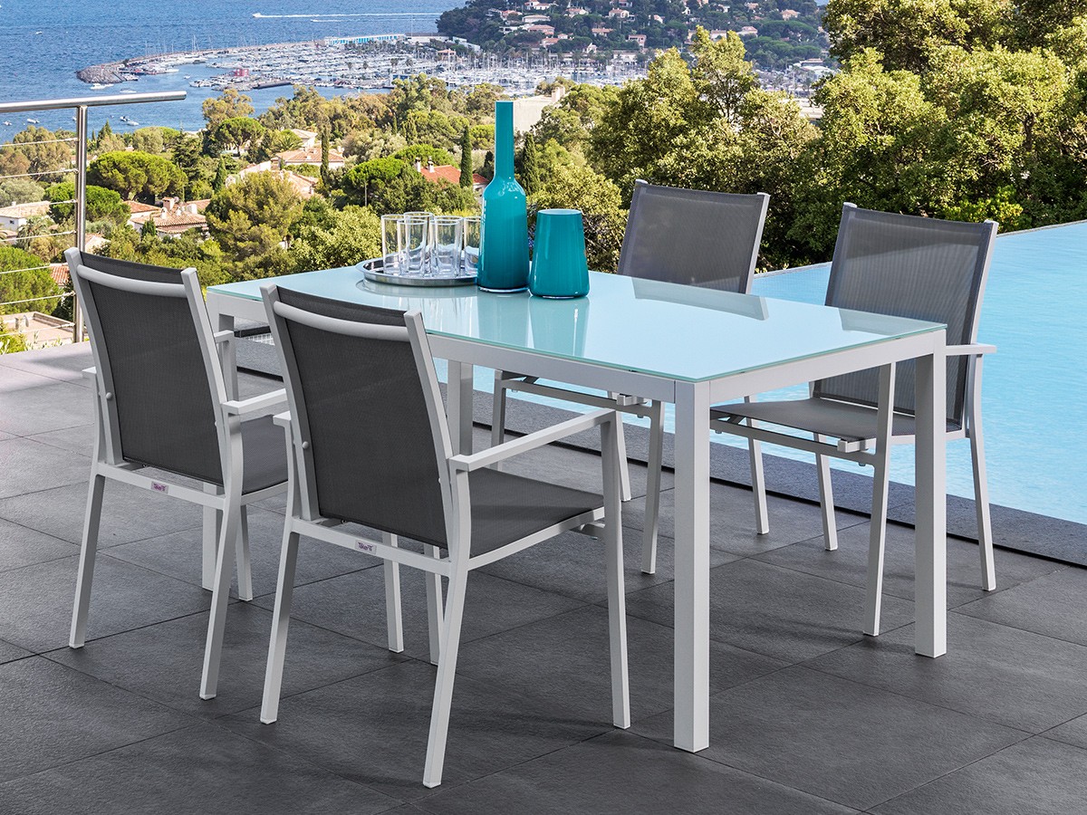 Talenti Maiorca Dining Table / タレンティ マイオルカ ダイニングテーブル（ホワイト） （ガーデンファニチャー・屋外家具 > ガーデンテーブル・アウトドアテーブル） 1
