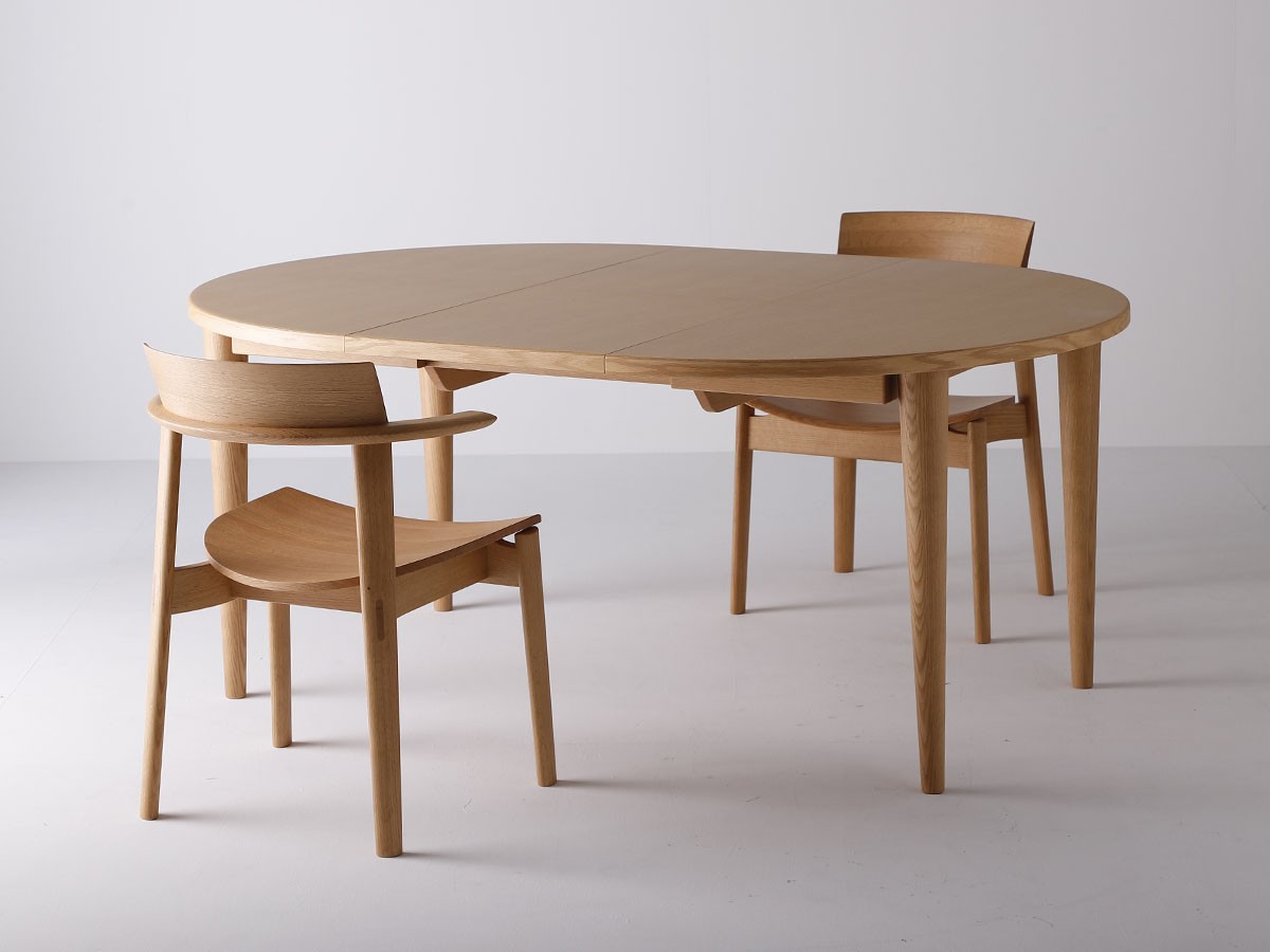 日進木工 Sof Circle Extension Table / にっしんもっこう ソフ 丸伸長式テーブル （テーブル > ダイニングテーブル） 14