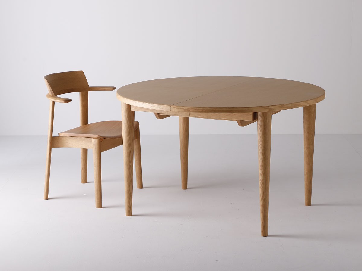 日進木工 Sof Circle Extension Table / にっしんもっこう ソフ 丸伸長式テーブル （テーブル > ダイニングテーブル） 13