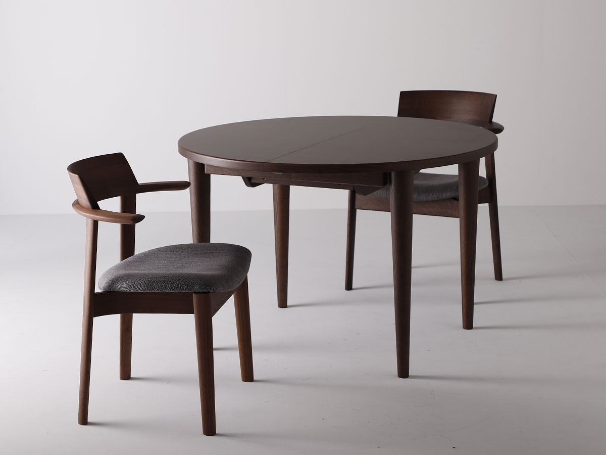 日進木工 Sof Circle Extension Table / にっしんもっこう ソフ 丸伸長式テーブル （テーブル > ダイニングテーブル） 15
