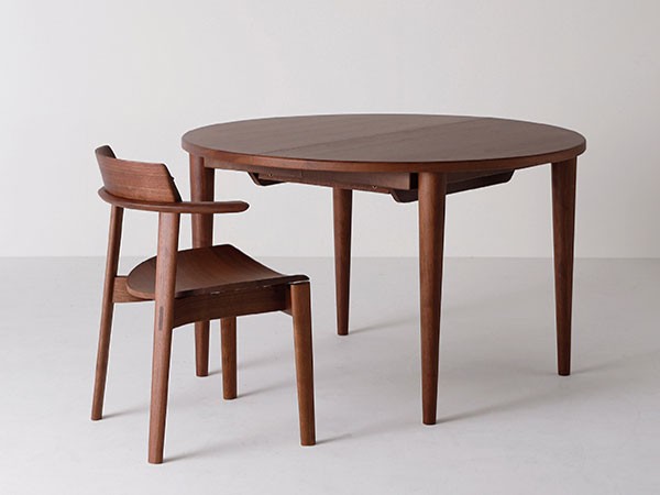 日進木工 Sof Circle Extension Table / にっしんもっこう ソフ 丸伸長式テーブル （テーブル > ダイニングテーブル） 16