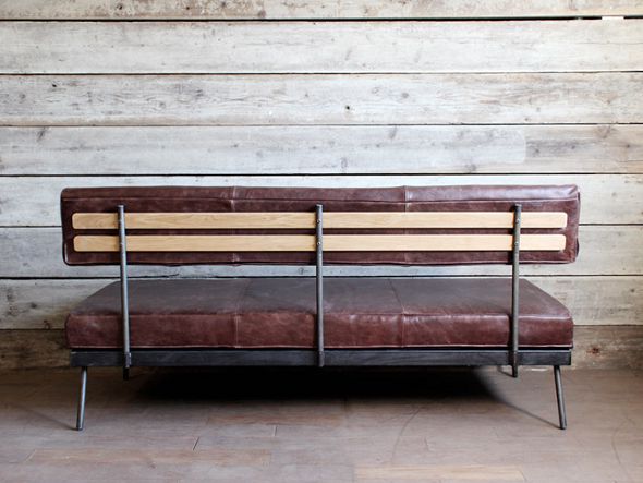 molid flat sofa vintage like leather 5