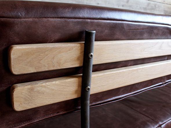 molid flat sofa vintage like leather 8