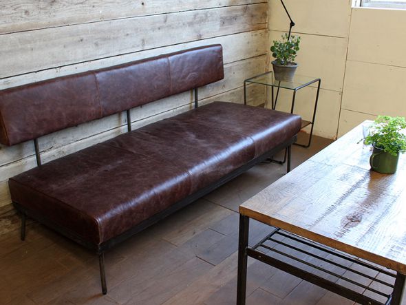 molid flat sofa vintage like leather 1