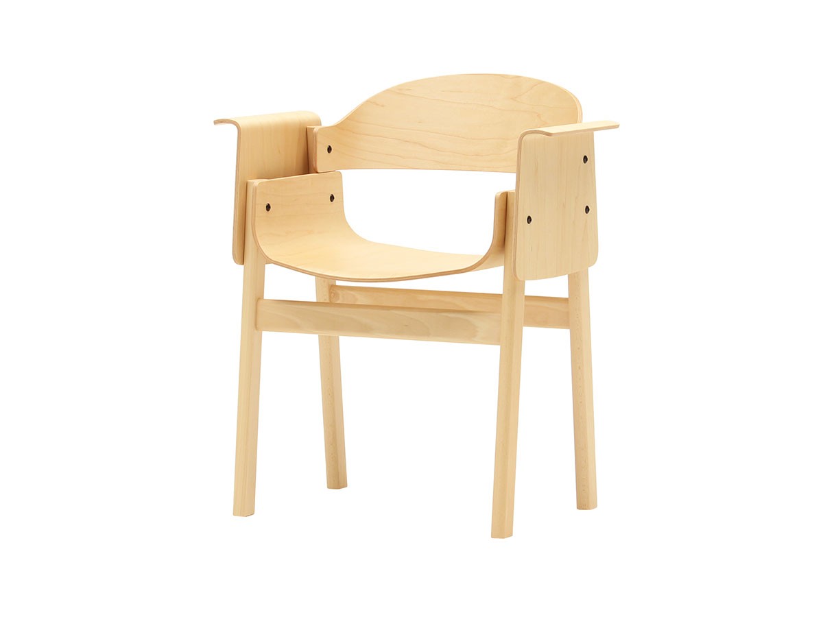 天童木工 SAND Arm Chair / てんどうもっこう サンド アームチェア 板座 （チェア・椅子 > ダイニングチェア） 2