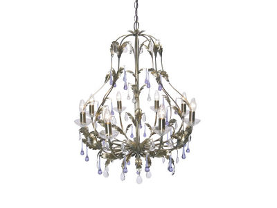 ROYAL DOULTON LIGHTING LILAC LANE 8 ARM CHANDELIER / ロイヤル