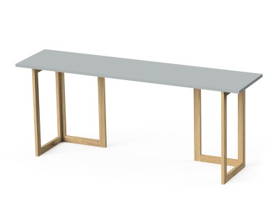 stiiilll Table Set / スティール テーブルセット メラミン天板 + 木脚