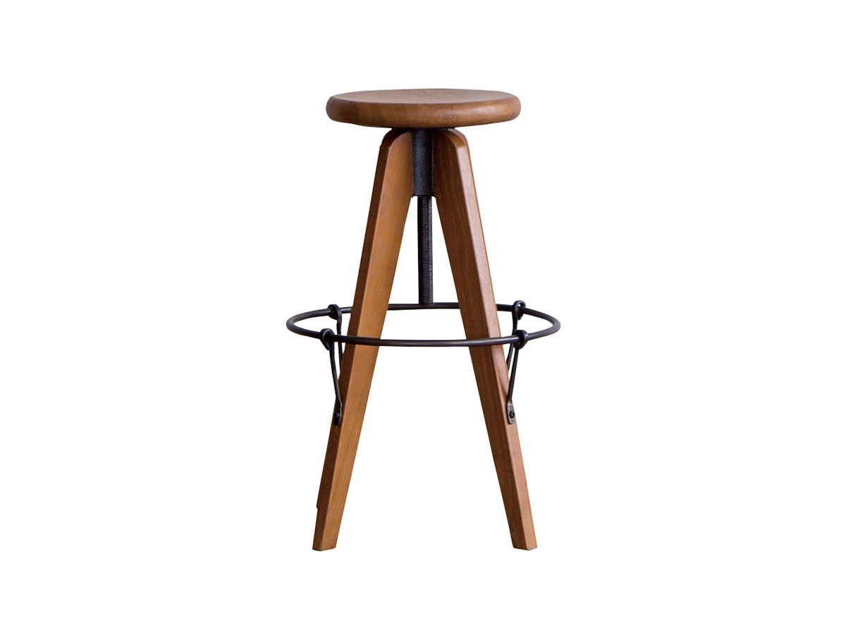 Knot antiques LIFT STOOL Hi / ノットアンティークス リフト スツール ハイ（ラバーウッド） （チェア・椅子 > カウンターチェア・バーチェア） 14