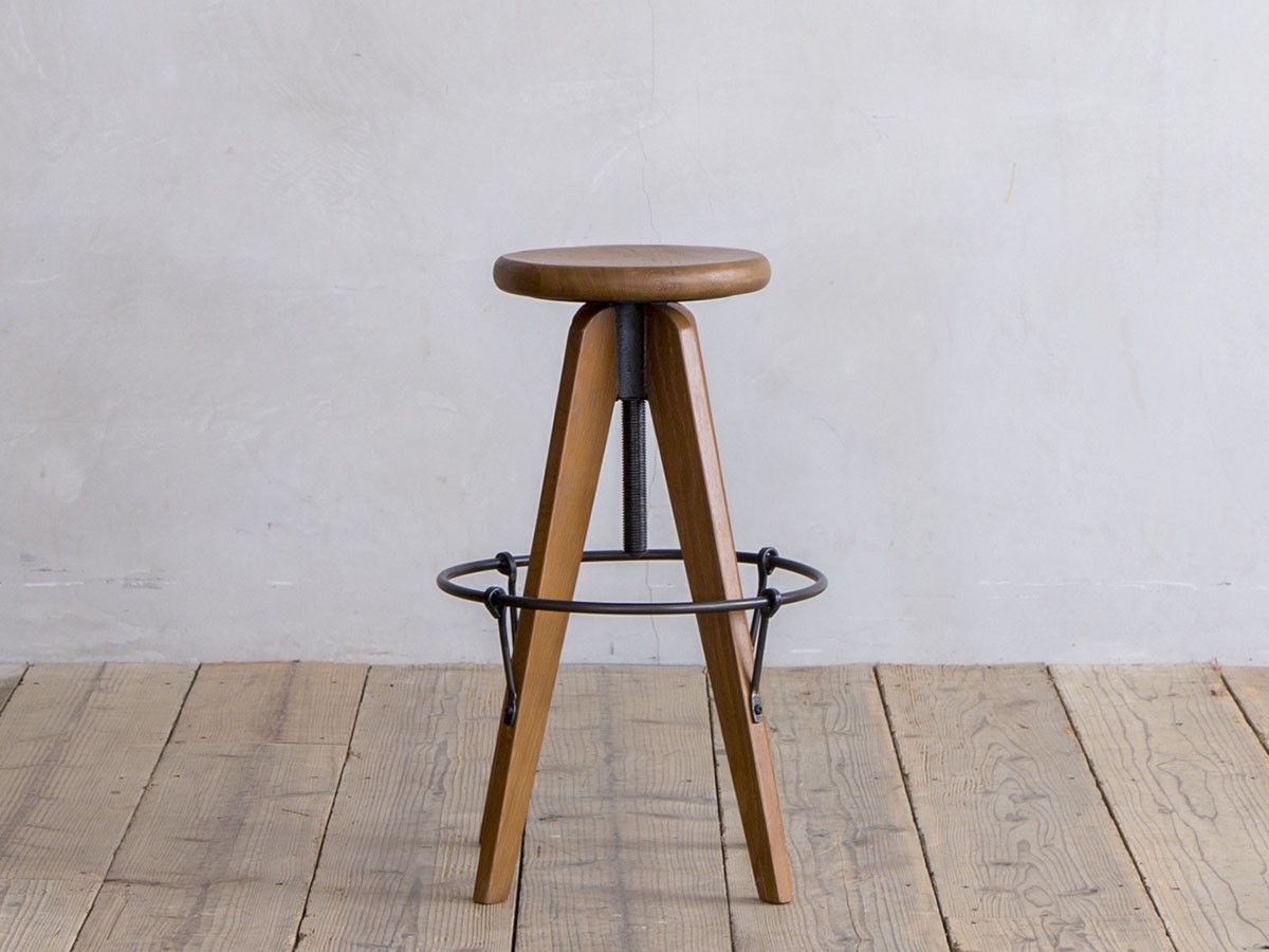 Knot antiques LIFT STOOL Hi / ノットアンティークス リフト スツール ハイ（ラバーウッド） （チェア・椅子 > カウンターチェア・バーチェア） 6