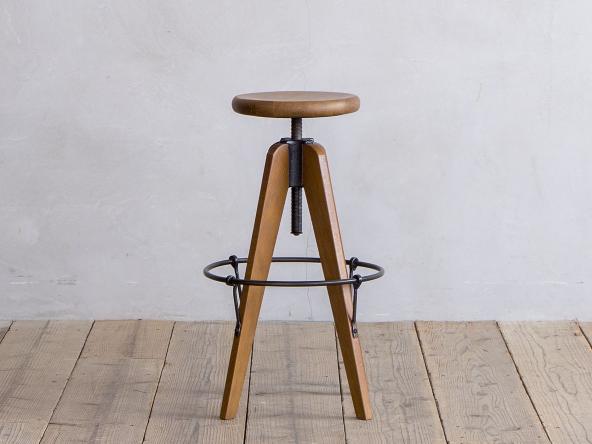 Knot antiques LIFT STOOL Hi / ノットアンティークス リフト スツール ハイ（ラバーウッド） （チェア・椅子 > カウンターチェア・バーチェア） 7