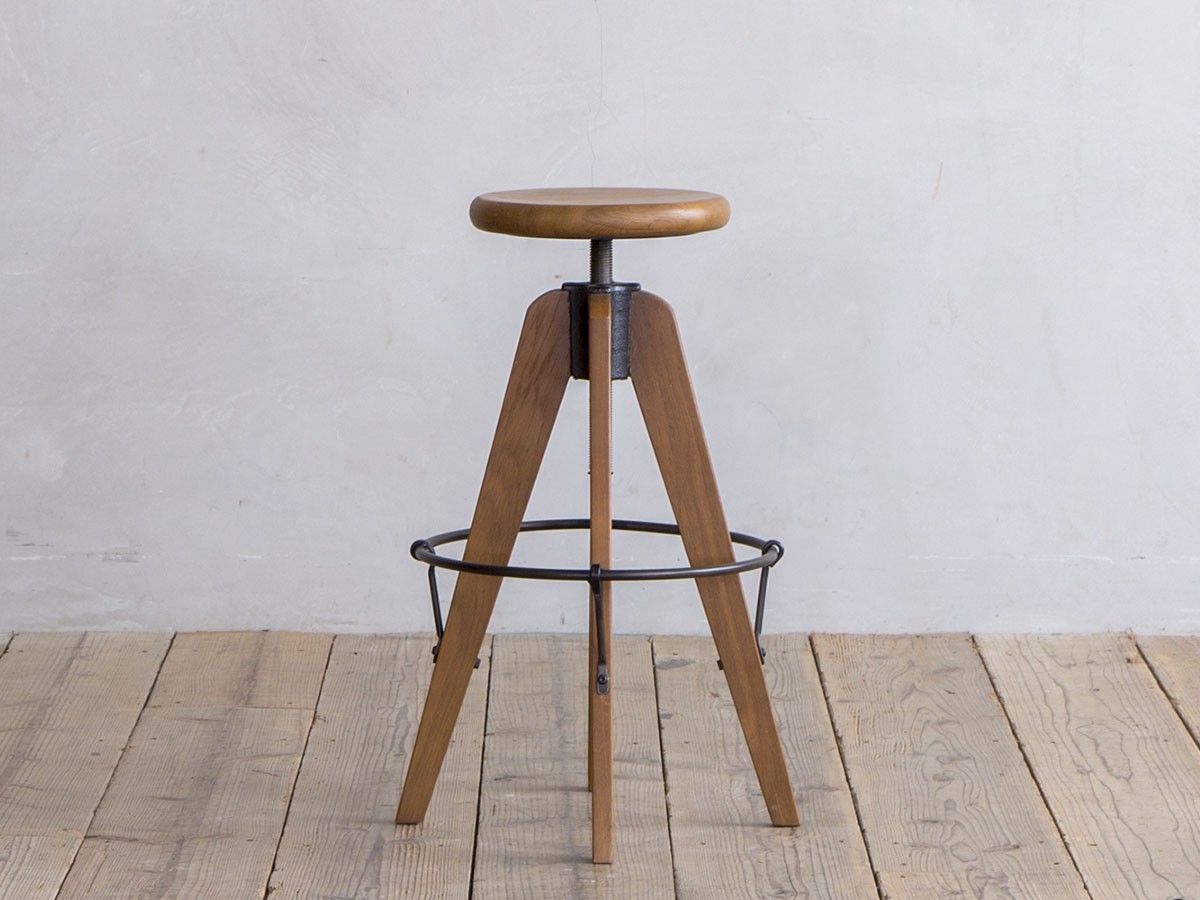 Knot antiques LIFT STOOL Hi / ノットアンティークス リフト スツール ハイ（ラバーウッド） （チェア・椅子 > カウンターチェア・バーチェア） 9