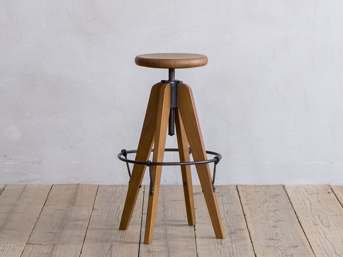 Knot antiques LIFT STOOL Hi / ノットアンティークス リフト スツール ハイ（ラバーウッド） （チェア・椅子 > カウンターチェア・バーチェア） 8