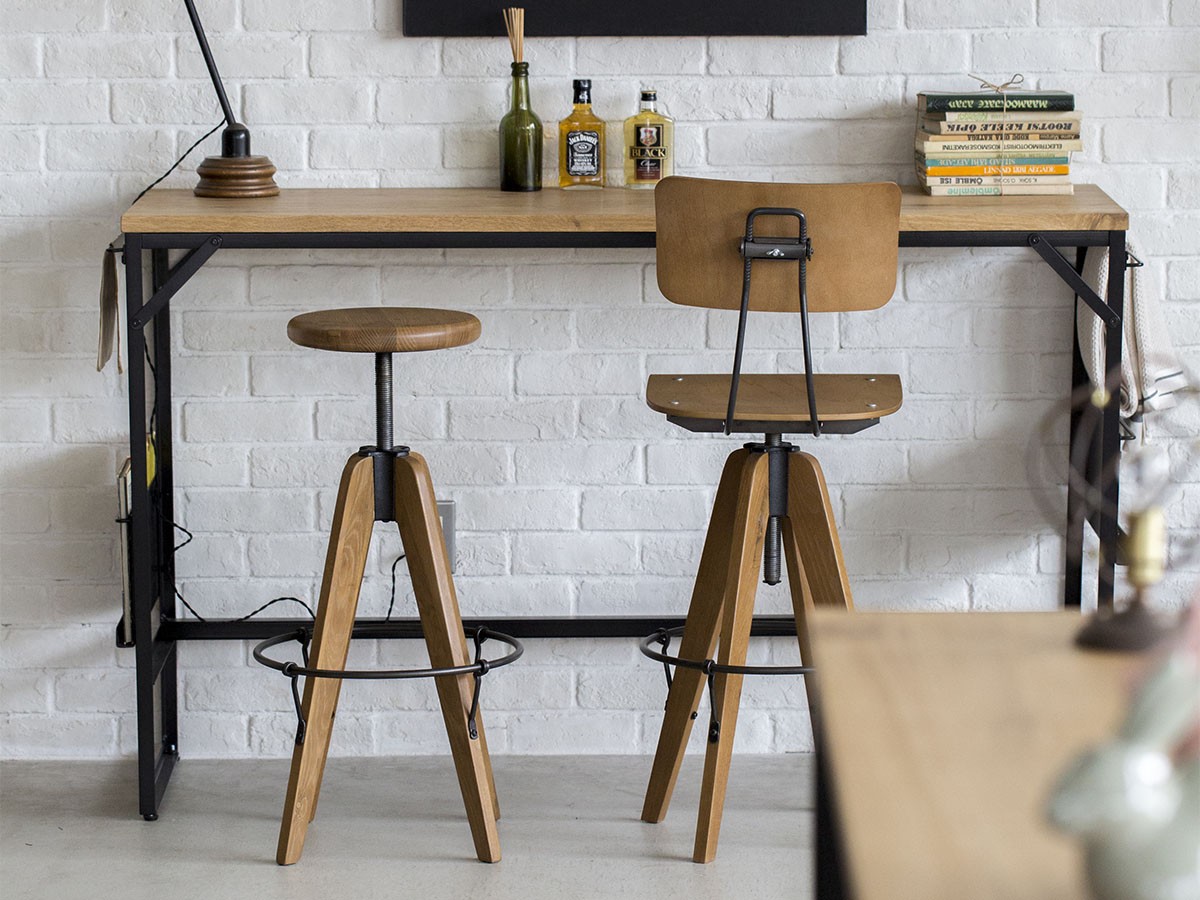 Knot antiques LIFT STOOL Hi / ノットアンティークス リフト スツール ハイ（ラバーウッド） （チェア・椅子 > カウンターチェア・バーチェア） 3