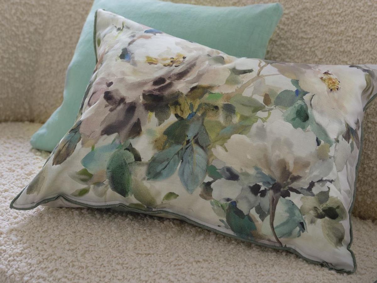 （未使用新品）デザイナーズギルド社製 植物模様 クッション・カバー セット DESIGNERS GUILD Thelma's Garden Cushion / デザイナーズギルド