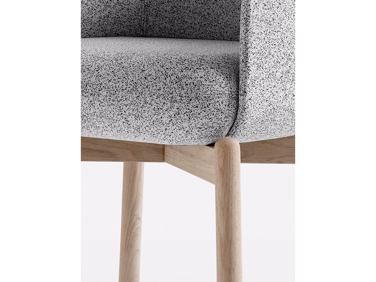 +HALLE Nest Chair Oak / プラス ハレ ネスト チェア 木脚 （チェア・椅子 > ラウンジチェア） 7