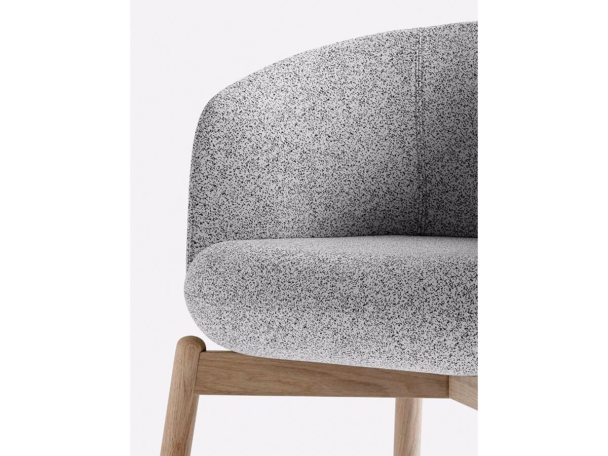 +HALLE Nest Chair Oak / プラス ハレ ネスト チェア 木脚 （チェア・椅子 > ラウンジチェア） 6