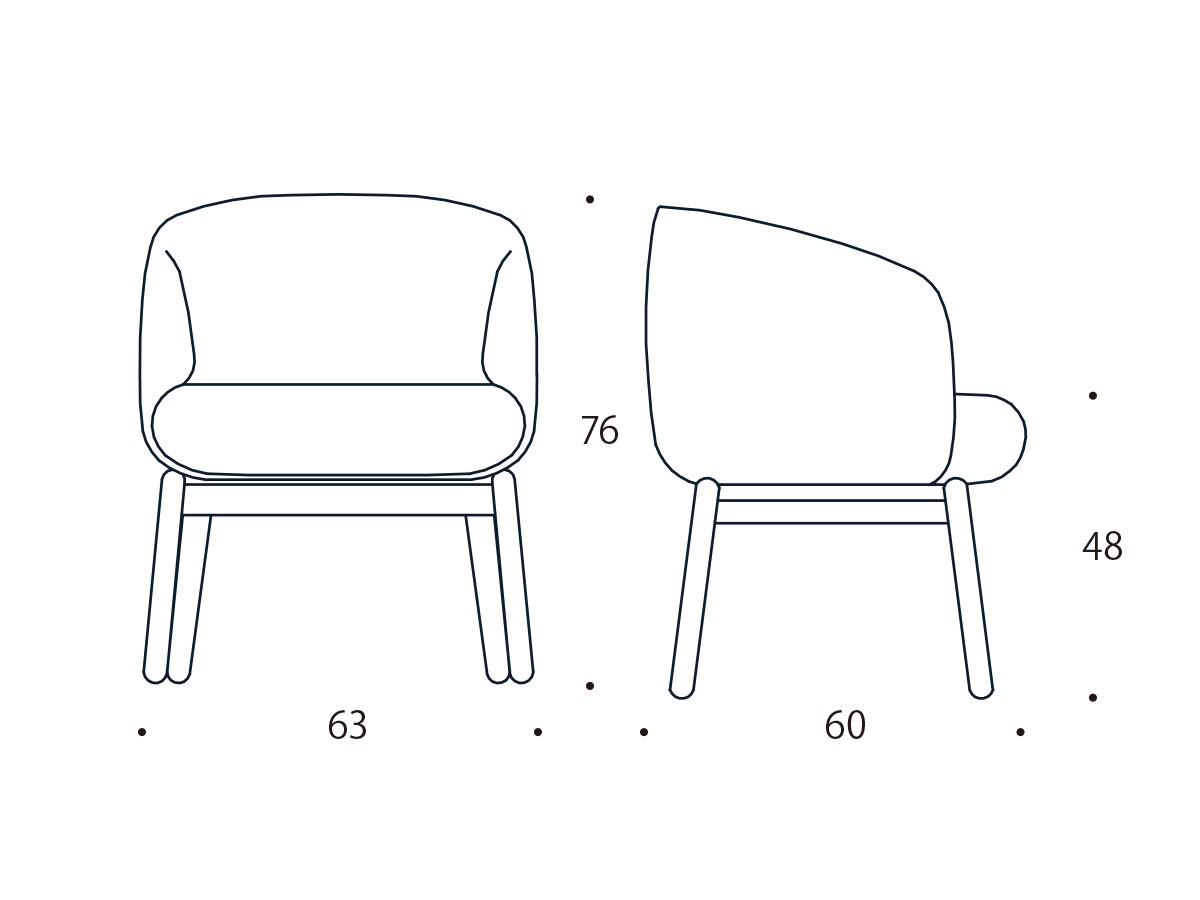 HALLE Nest Chair Oak / プラス ハレ ネスト チェア 木脚 - インテリア